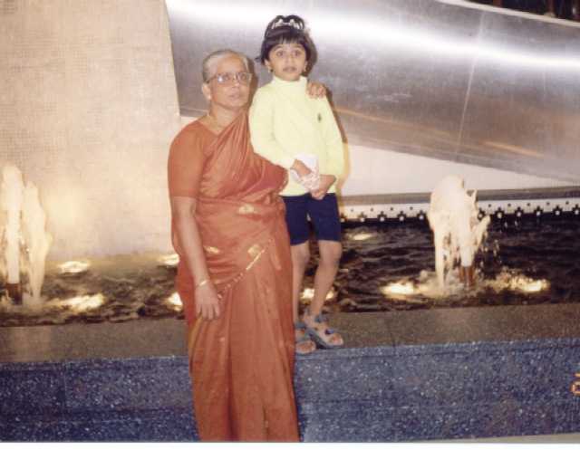Amma and Abi at the City Centre, Dubai