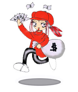 Hide your face super thief, Hide-chan by Kiyono 