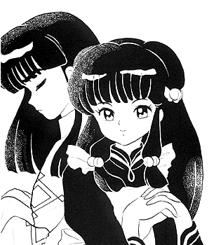 Here's a very cool looking Manga Scan of Mousse and Shampoo.Isn't this a nice picture?