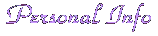 Personal Info