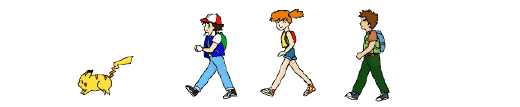 ash, misty and brock