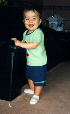 Taken at the same time as the one above right. Ryan, February 2001