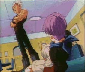 Vejiita pr�-Bebi,  atacando Trunks