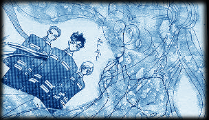 [ Three Lights stare as Usagi cries ]