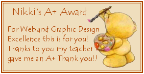 Nikki's A+ Award