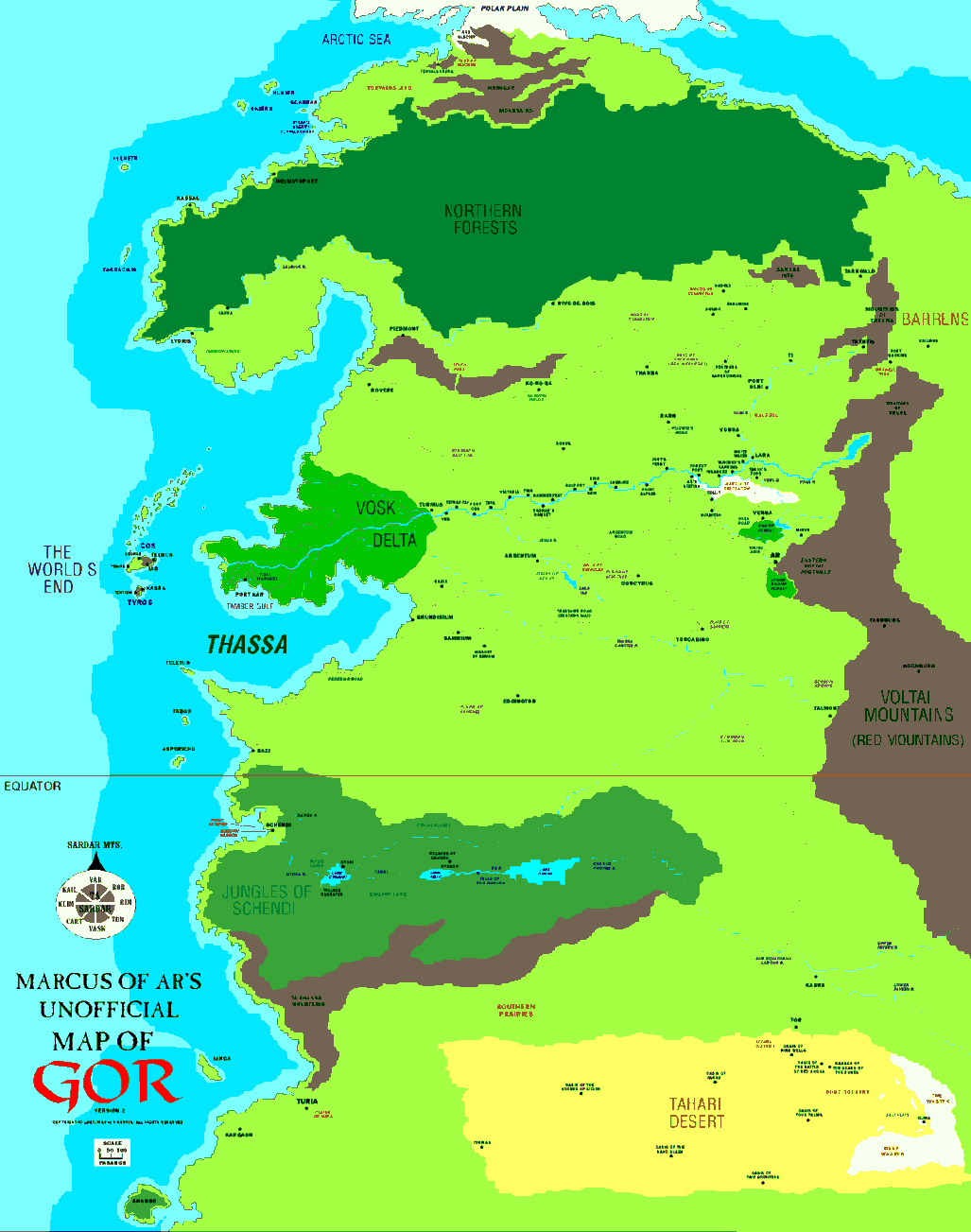 Map of Gor