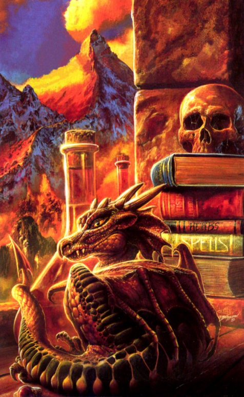 If you look closely in this picture it proves my point on how dragons were close to merlins, wiccas and mages