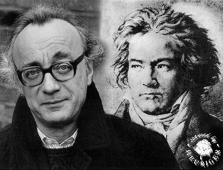 [Picture of Brendel & Beethoven]