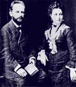T with wife