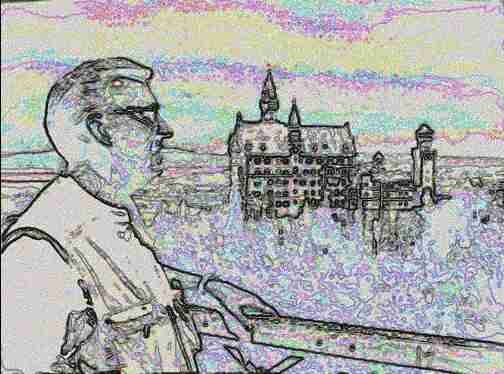 Neuschwanstein Psychadelic