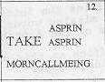 Take 2 Aspirin and Call Me in the Morning