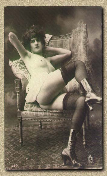 Nude Lady on Chair