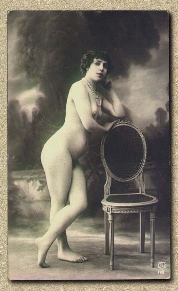 Nude Lady on Chair