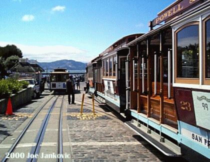 Cable Cars Near Fisherman's Wharf