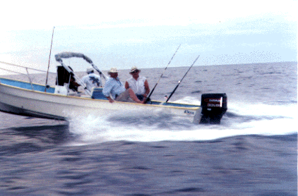 45 mph heading for the tuna fishing grounds!
