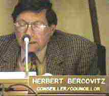 Councillor Herbert Bercovitz