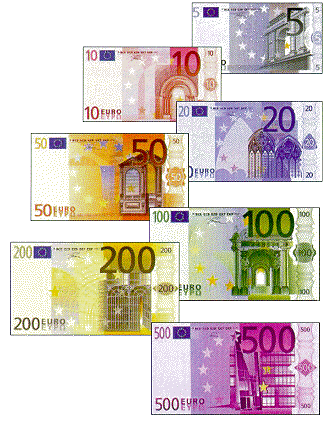 le banconote in euro