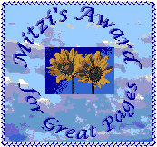 Mitzi's Great Pages Award