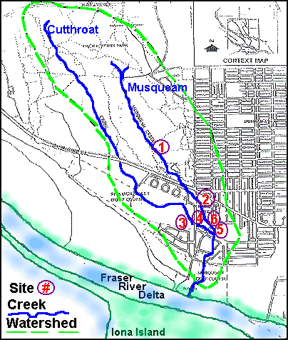Map of Test Sites