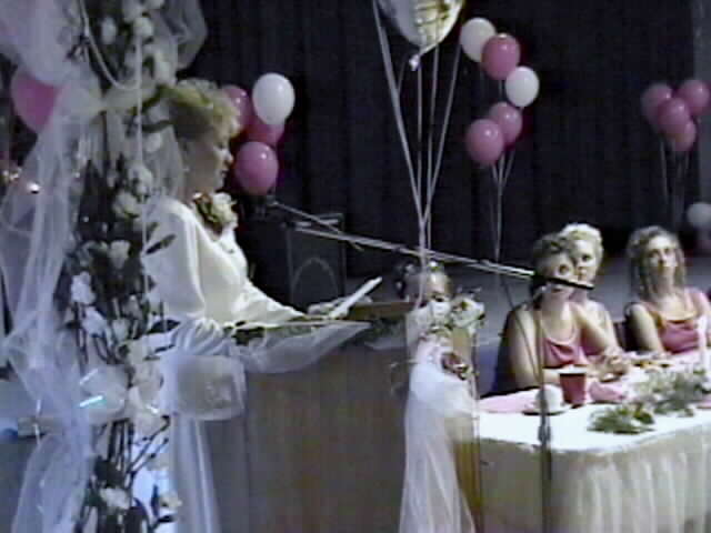 My motherly advice  at my daughter's wedding