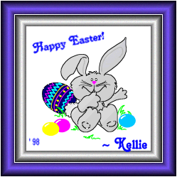 bunny and eggs