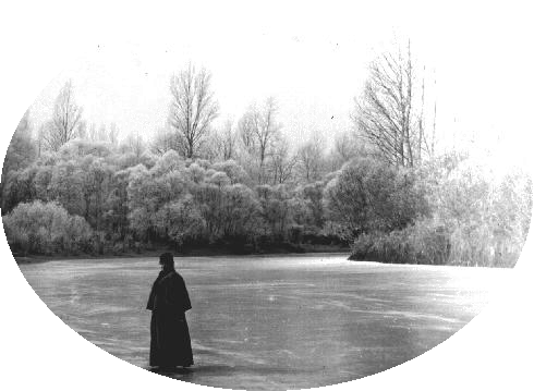 Die Frau auf dem Eis