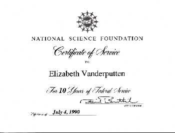 Image: NFS Service Award