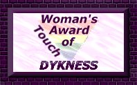 Woman's Award of Touch Dykness