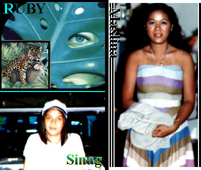 Images set of Ruby, Sinag, Maslina