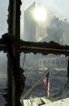 Flag Through the Rubble