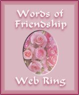 Words of Friendship Web Ring Logo