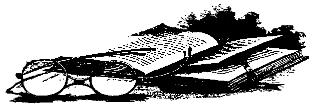 book with glasses
