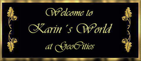 Welcome to Karins World at GeoCities