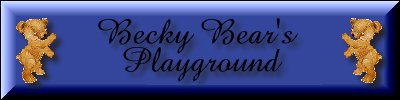Becky Bear's Playground