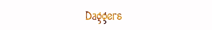 daggers alphabet 