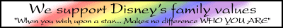 When you wish upon a star...
     makes no difference who you are.  Support Disney