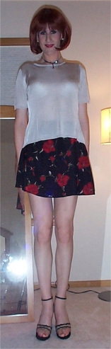 Gone. I prefer a short skirt tonight
