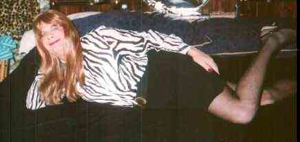 Dawn lying on the floor
