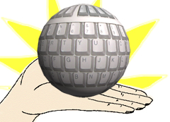 The KeySphere 5000: the world's first spherical keyboard!