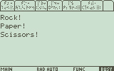 Rock! Paper! Scissors!