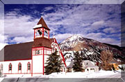 Church and Mountian