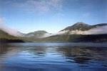 The morning mist clears from over Lake Rotoroa