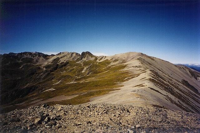 From Flagtop along the ridge to Julius Summit