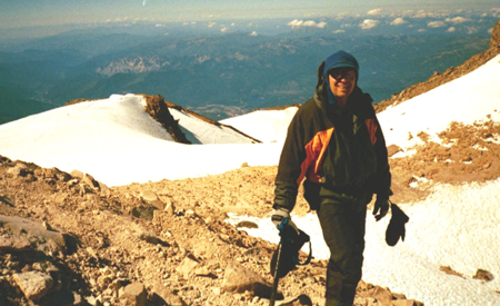 Climbing the Summit Cone