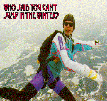 Stupid swede, jumping in the wintre!