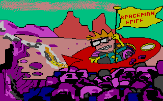Spaceman Spiff claims the planet