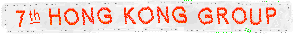 An old uniform group name tape from 7th Hong Kong Group