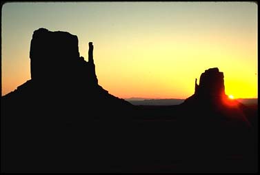 Monument Valley at sunset
