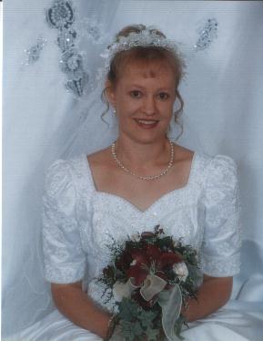 Joy - WIth Train of Dress as Background