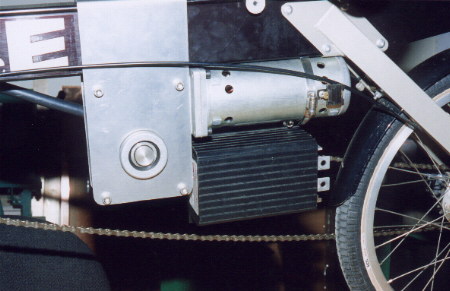 Motor detail, left side